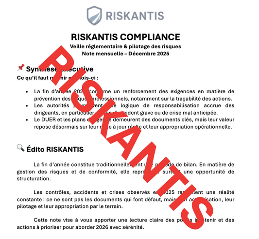 Abonnement RISKANTIS Compliance